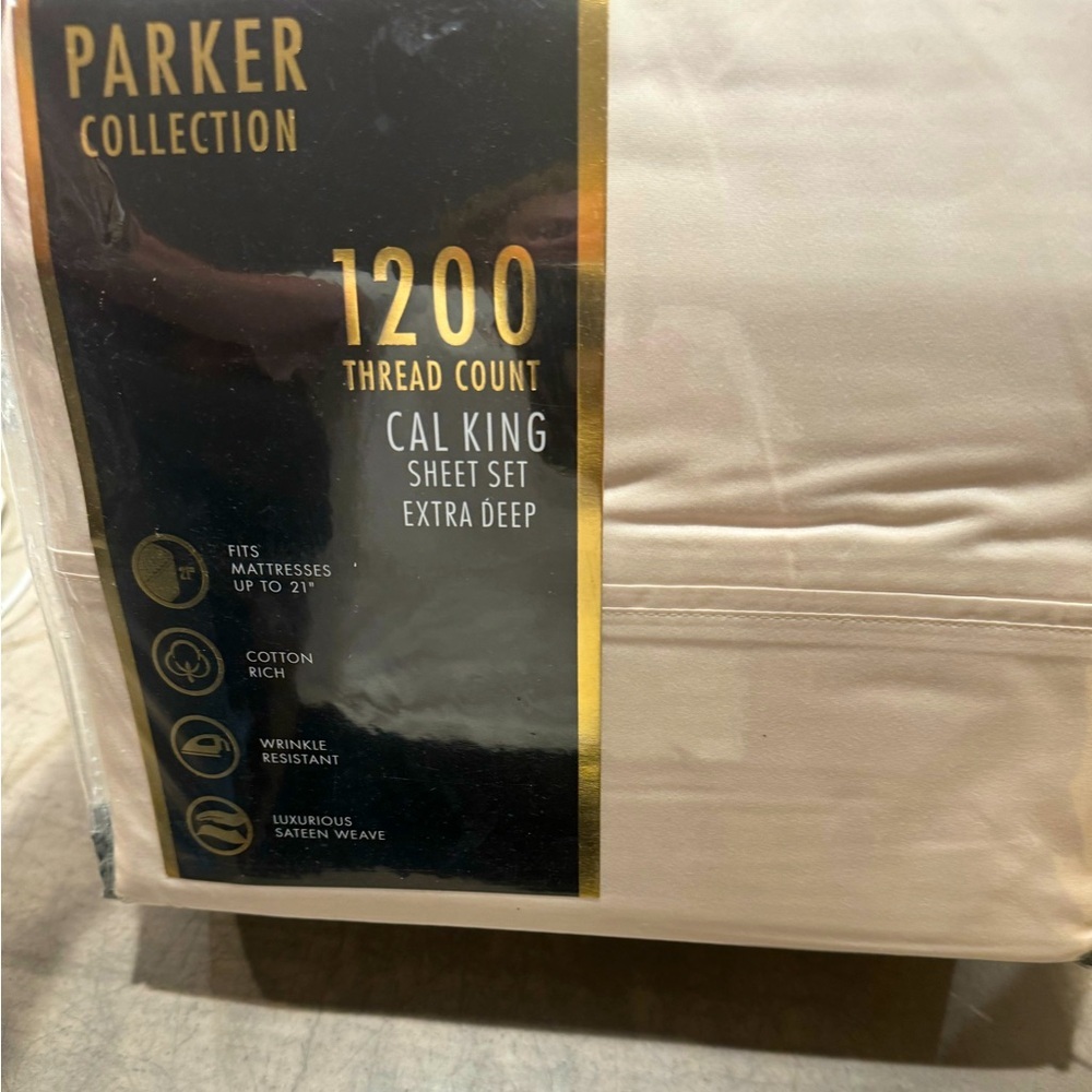 PARKER COLLECTION🤩 1200 thread count ,sateen weave ,extra deep ,sheet set!🤩